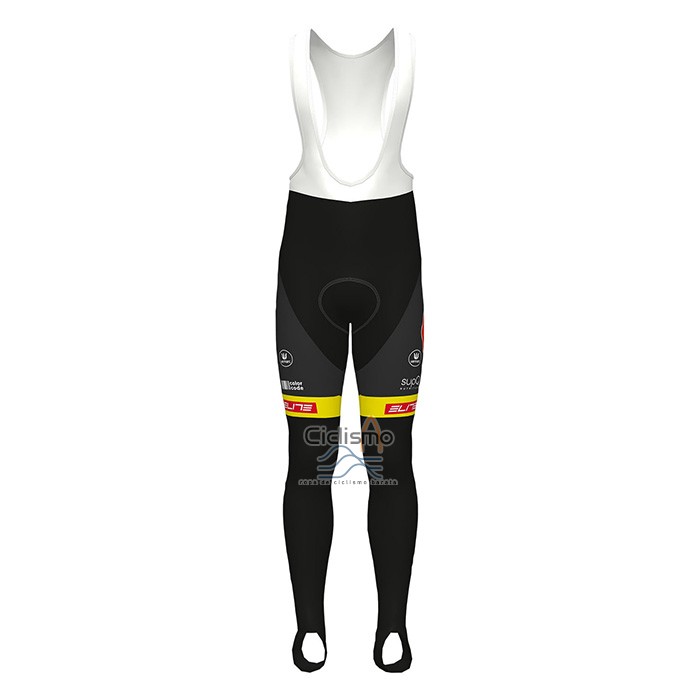Bingoal WB Ropa Ciclismo Culotte Largo 2022 Hombre Mangas Largas AMarillo